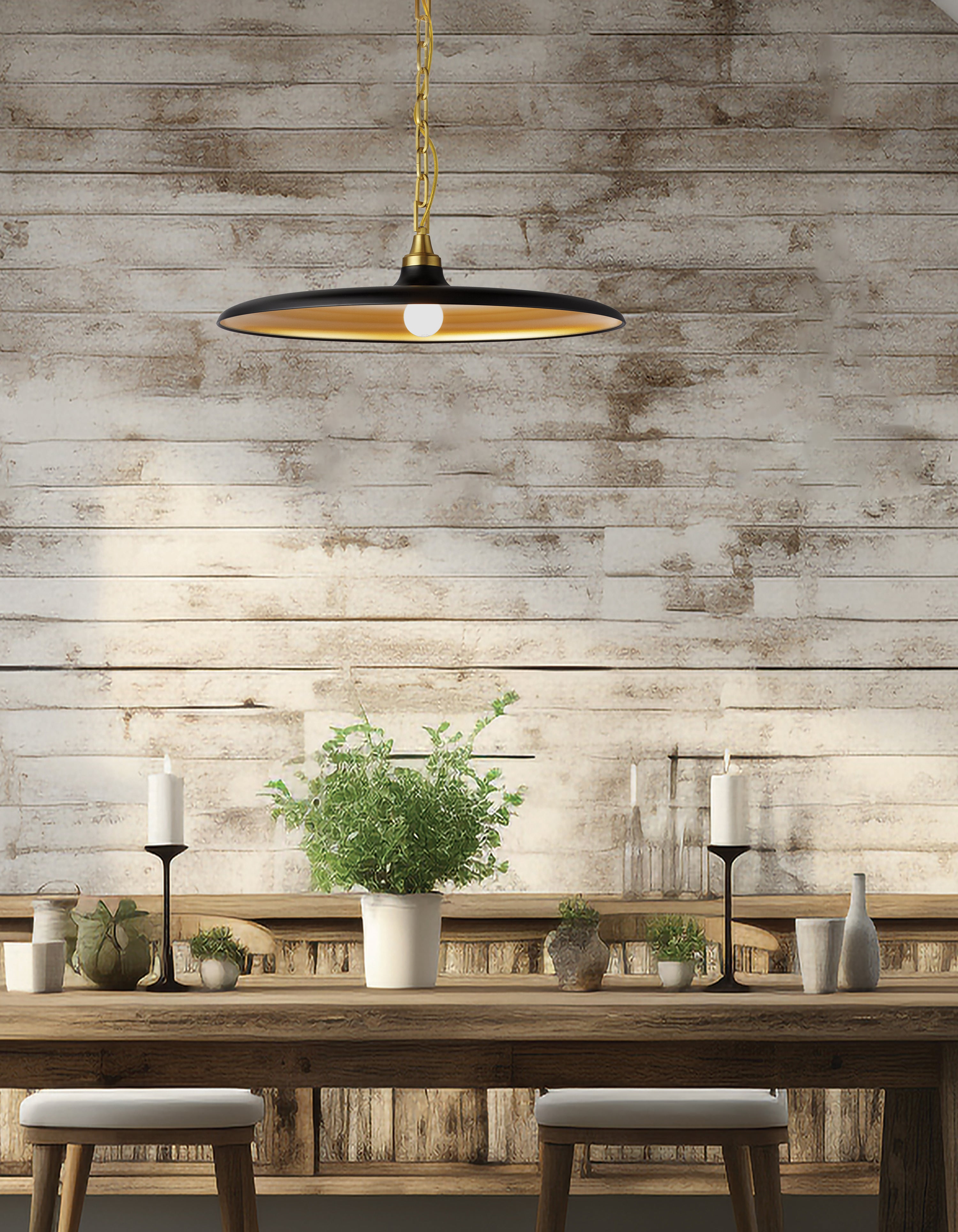 Luminaire suspendu Noir mat | QUENTIN