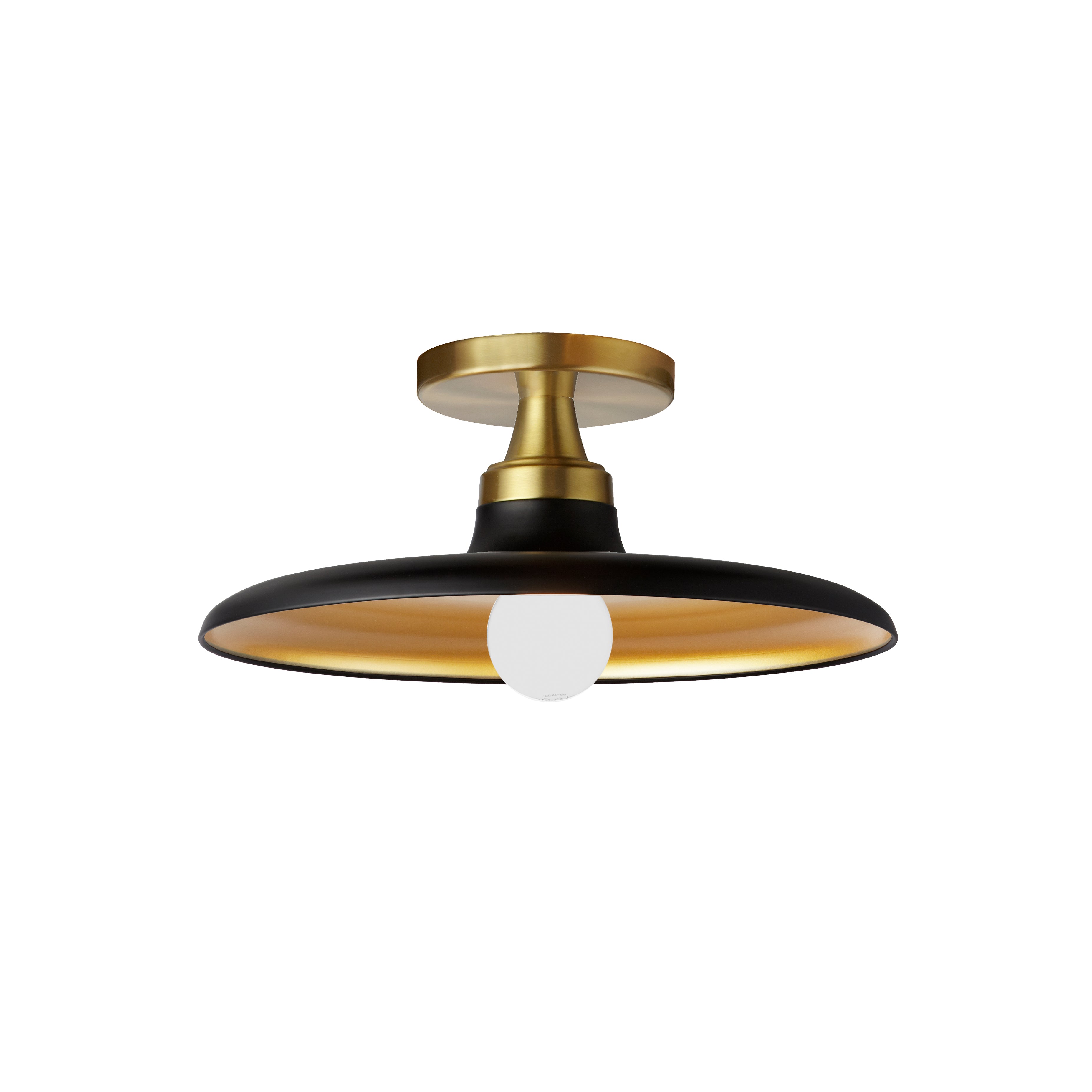 QUENTIN Luminaire suspendu Noir, Or - QTN-121SF-MB-AGB | DAINOLITE