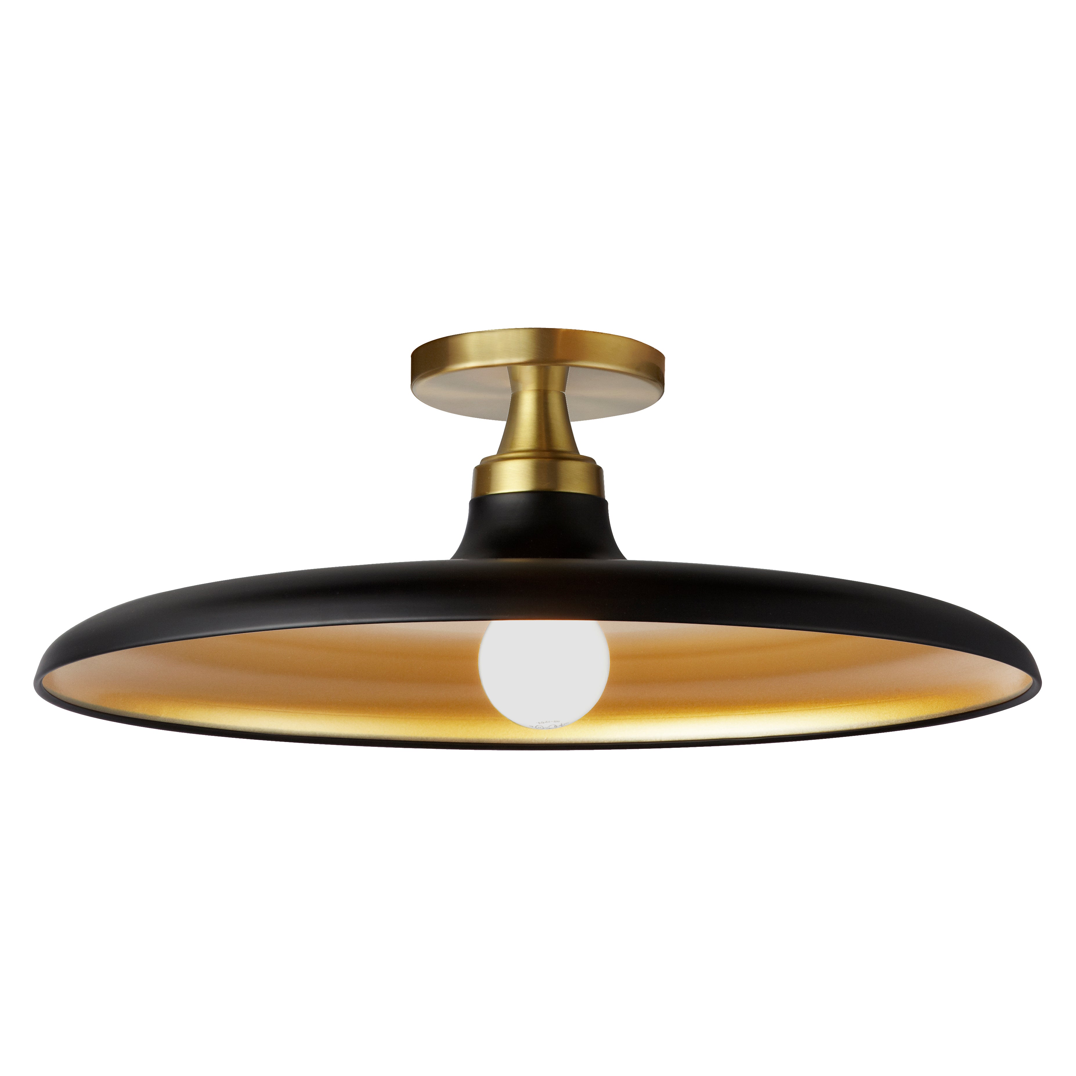 QUENTIN Luminaire suspendu Noir, Or - QTN-181SF-MB-AGB | DAINOLITE
