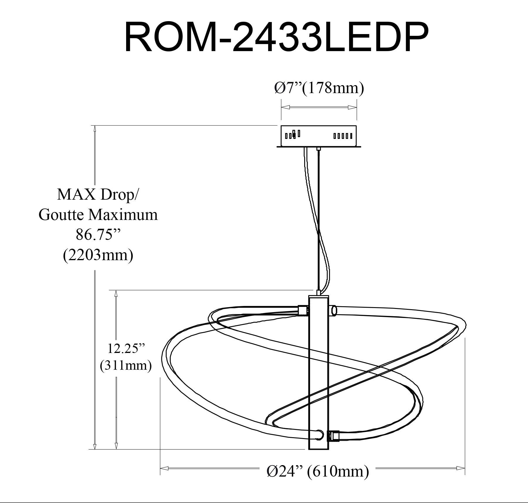 Luminaire suspendu | ROMY