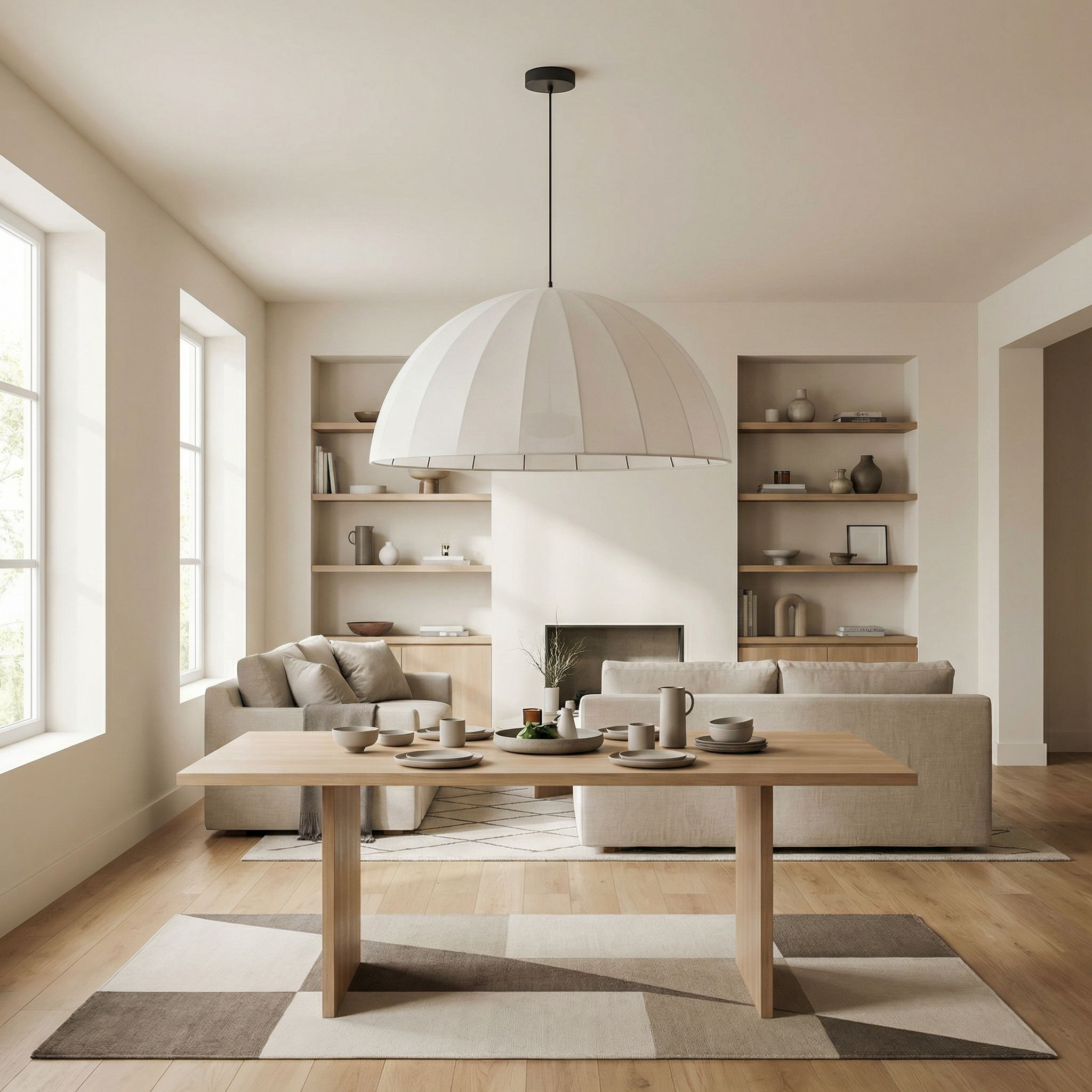 Luminaire suspendu Beige | RONNY