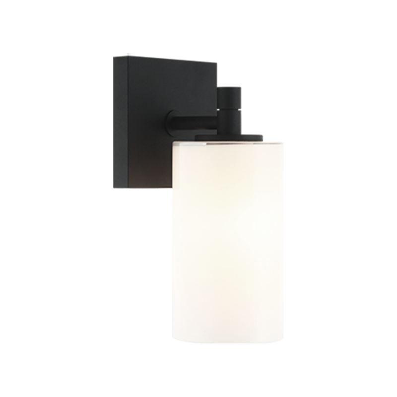 Applique murale | CANDELA - Noir — Abat-jour ouvert