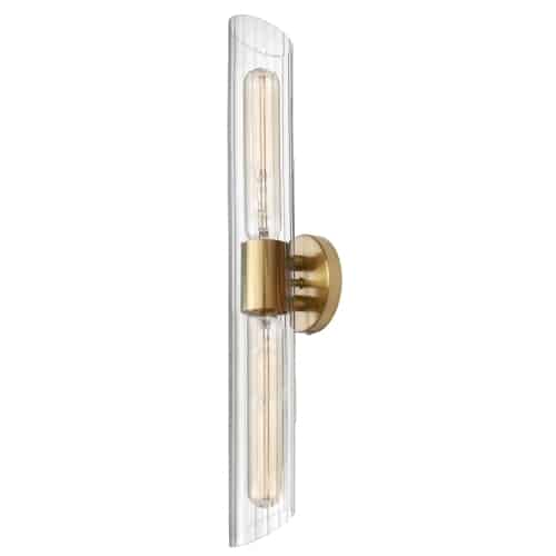 Applique murale Transparent — Laiton vieilli | SAMANTHA
