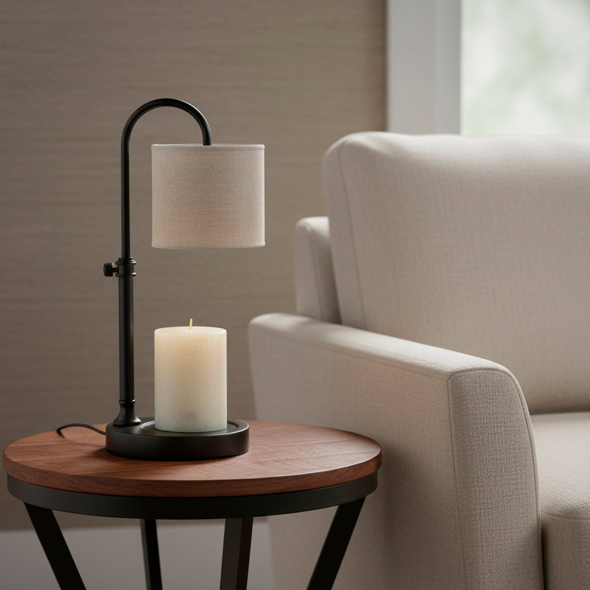 Lampe chauffe-bougie | Barton — Adesso