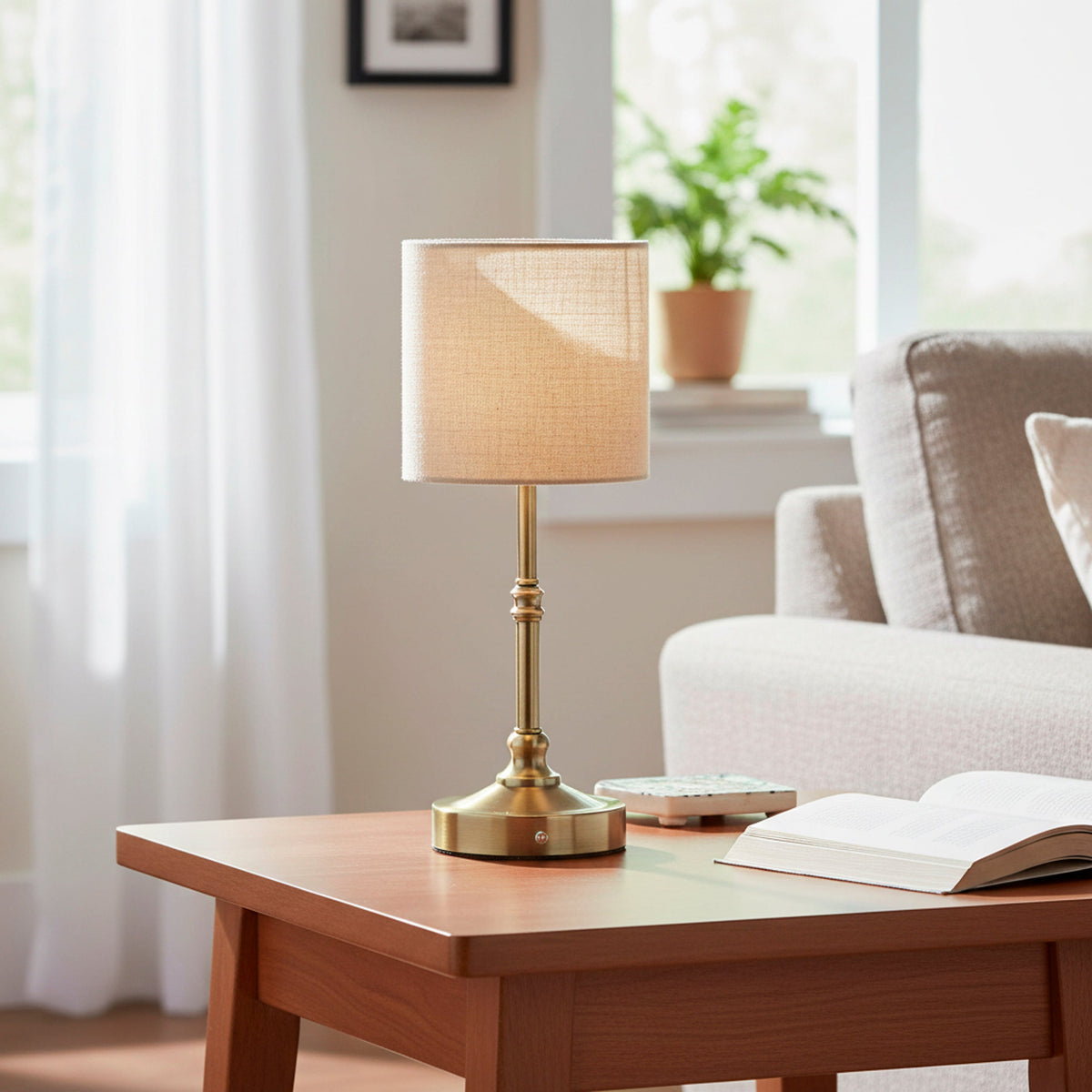 Lampe de table DEL sans fil | Barton — Adesso