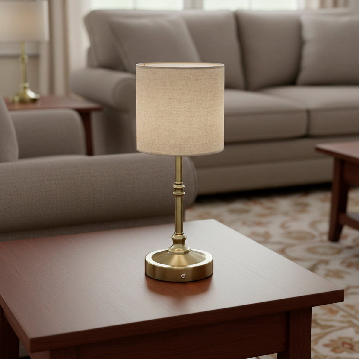 Lampe de table DEL sans fil | Barton — Adesso