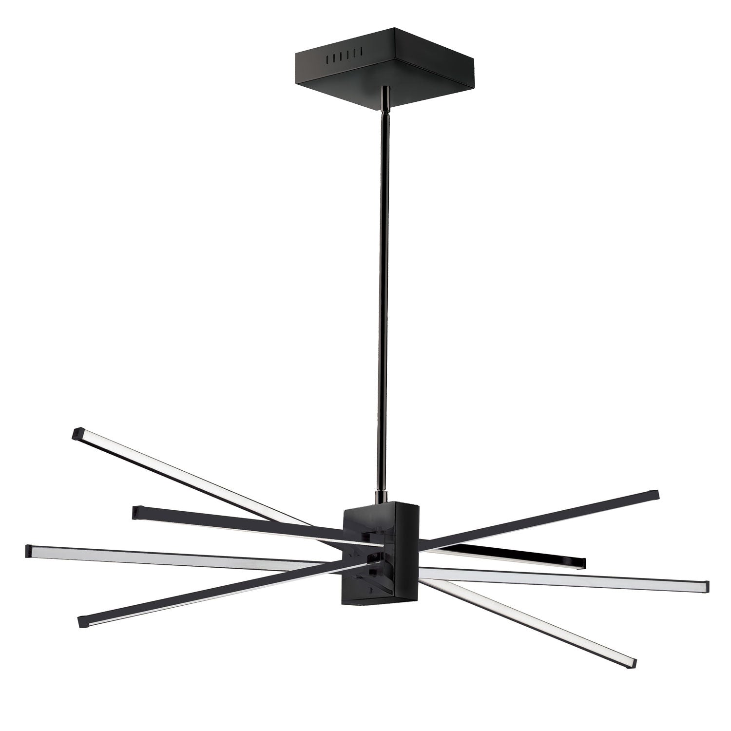 SUMMIT Chandelier Noir DEL INTÉGRÉ - SUM-35HP-MB | DAINOLITE