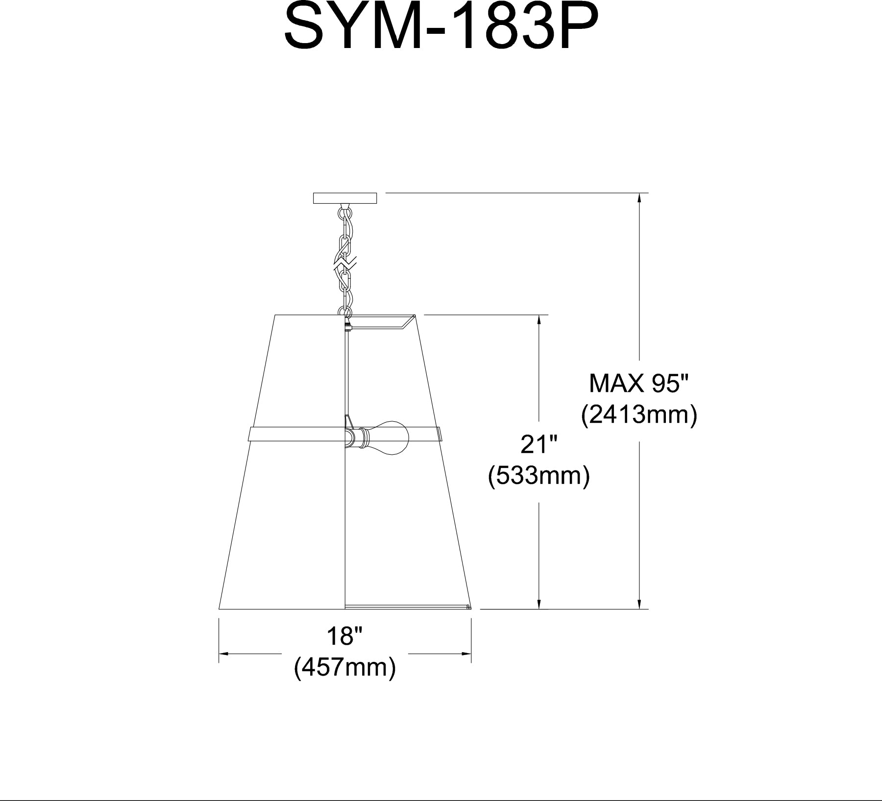 Luminaire suspendu Blanc | SYMPHONY