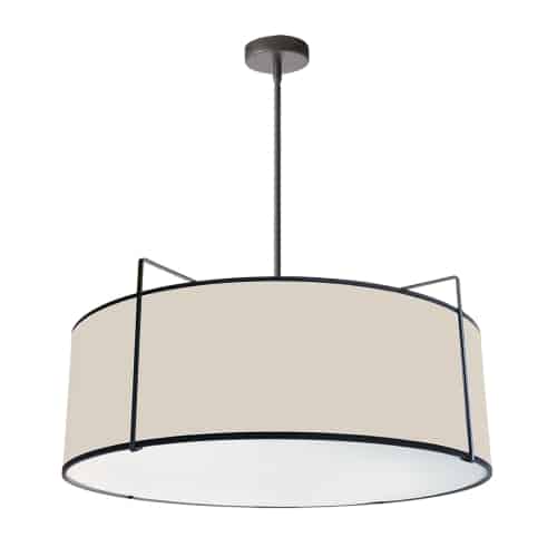 Luminaire suspendu | TRAPEZOID — 24 po × 10 po