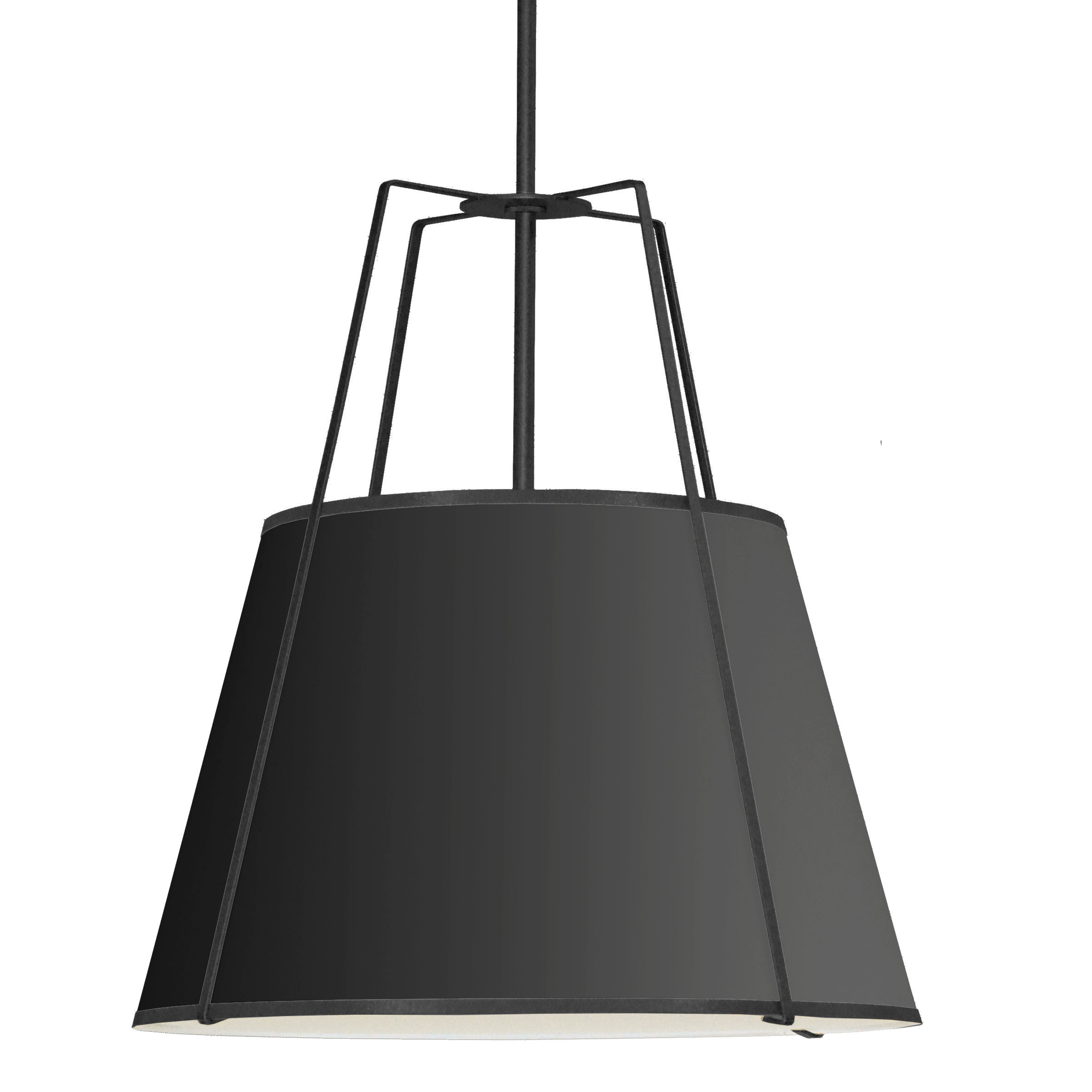 TRAPEZOID Suspension Noir - TRA-304P-BK | DAINOLITE