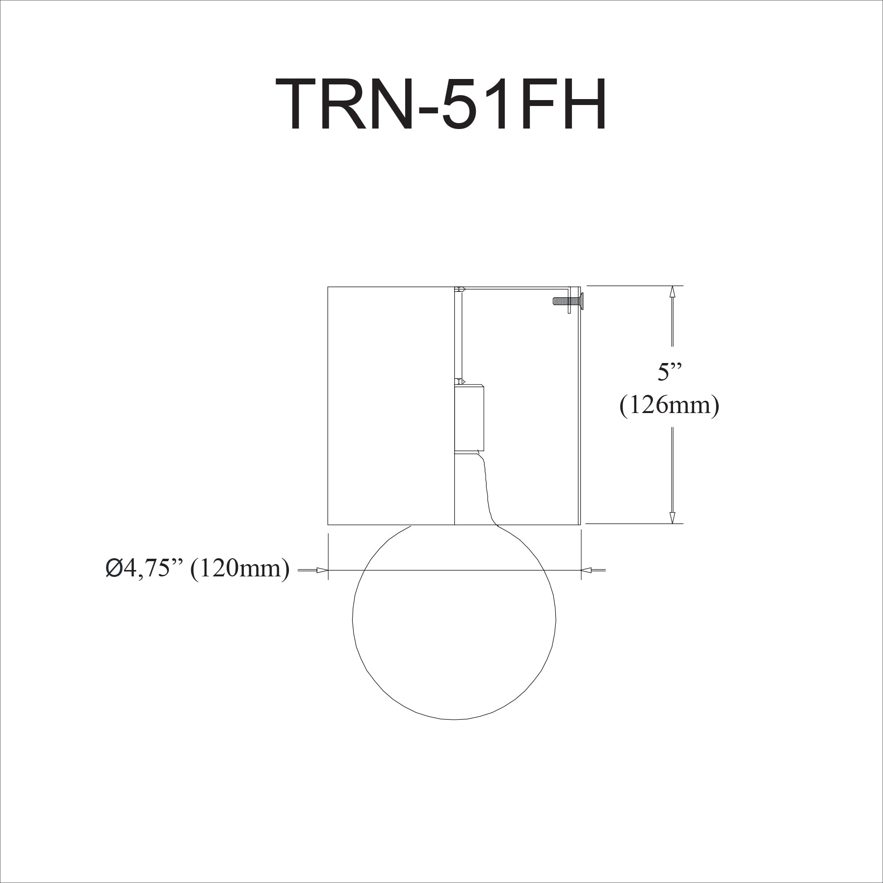 Plafonnier Laiton vieilli | THERON