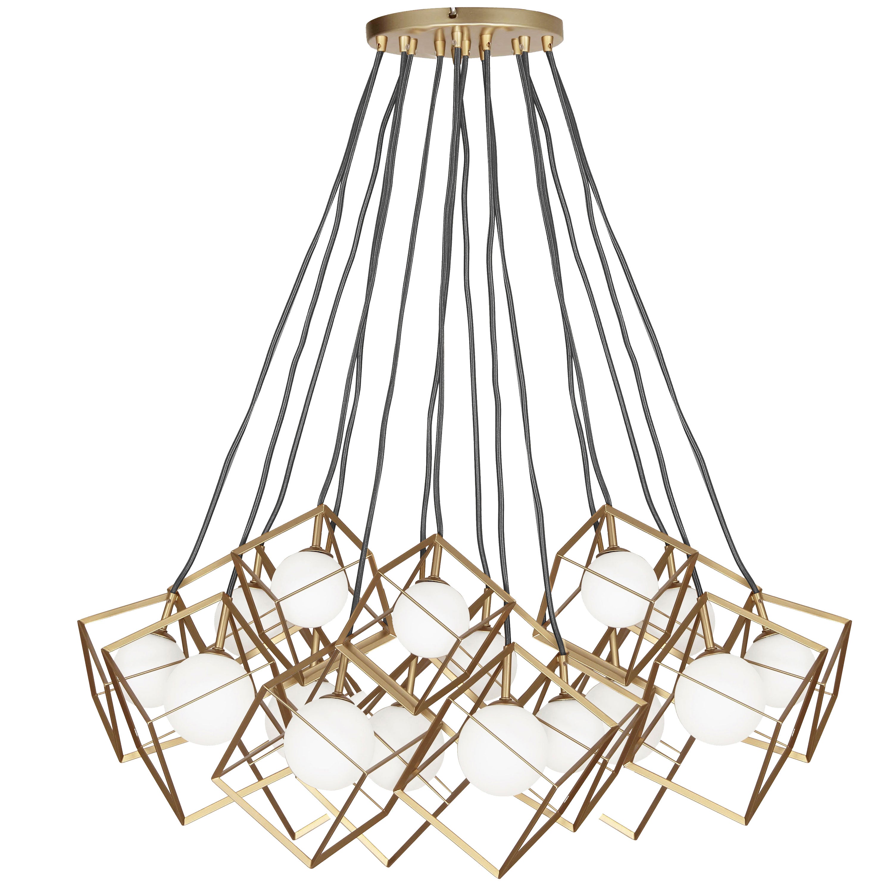 THOMSON Chandelier Gold - TSN-16P-GLD | DAINOLITE