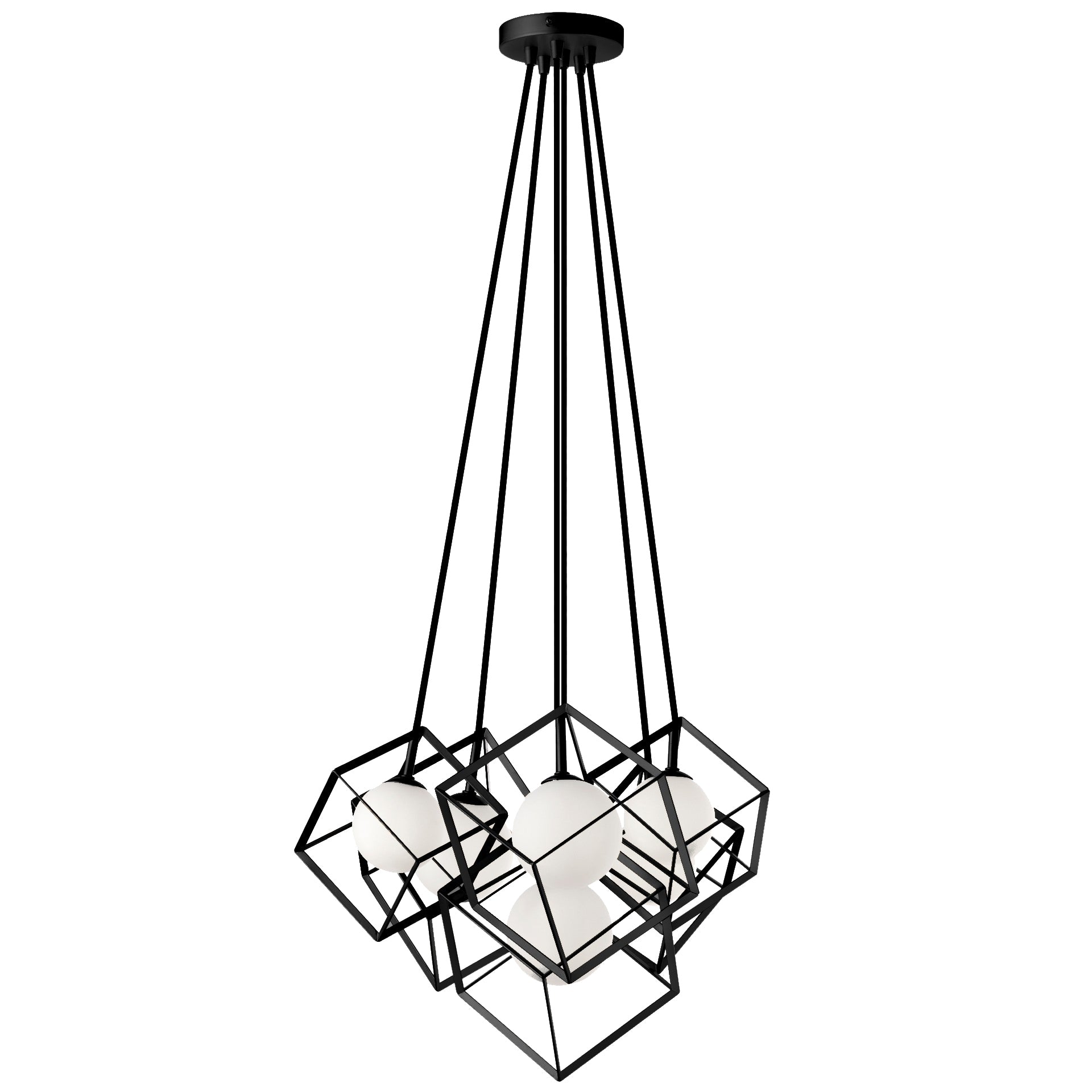THOMSON Chandelier Noir - TSN-6P-MB | DAINOLITE