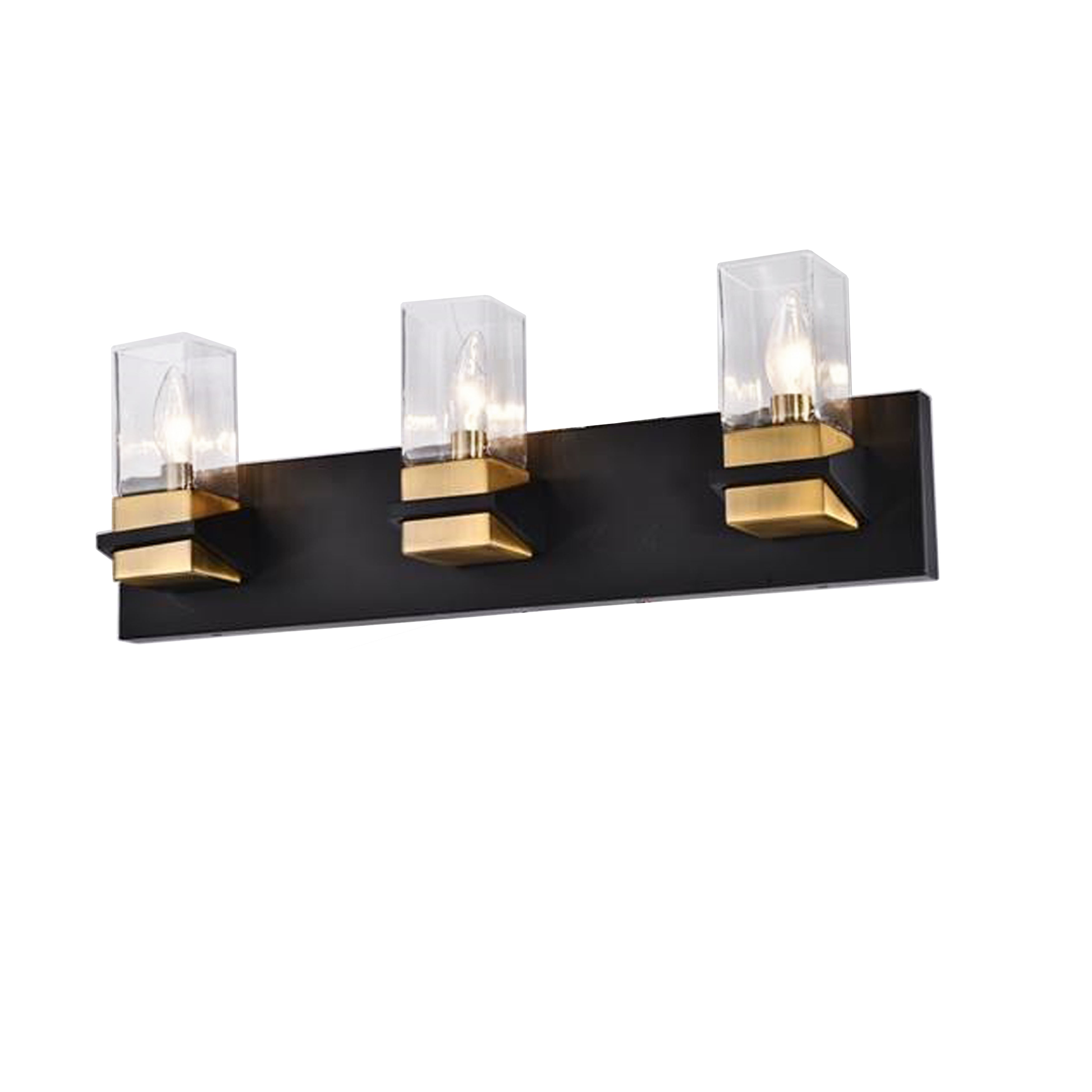 VERONICA Bathroom wall sconce Black - VER-243W-MB-AGB | DAINOLITE
