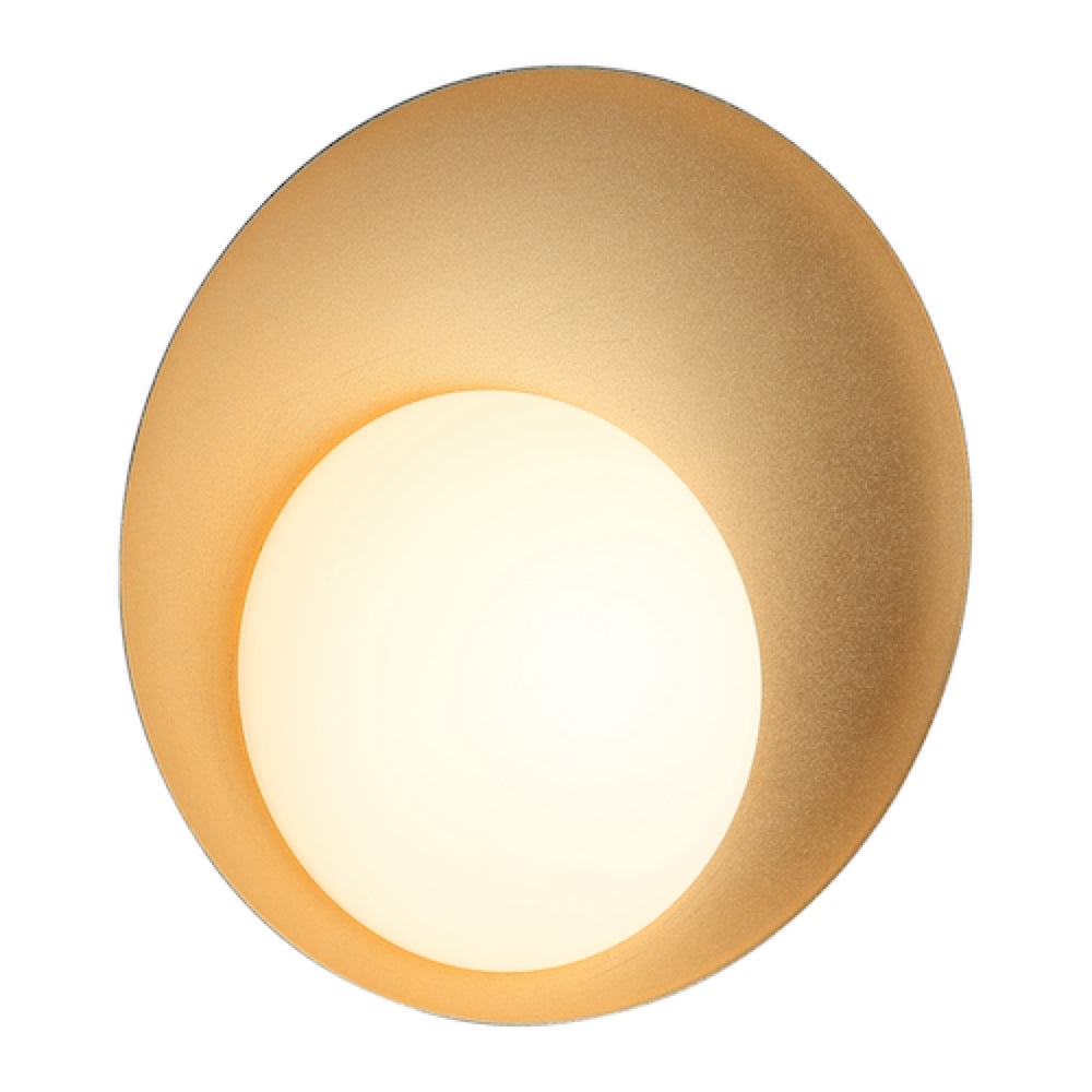 Luminaire mural Noir mat et or | CARAVON