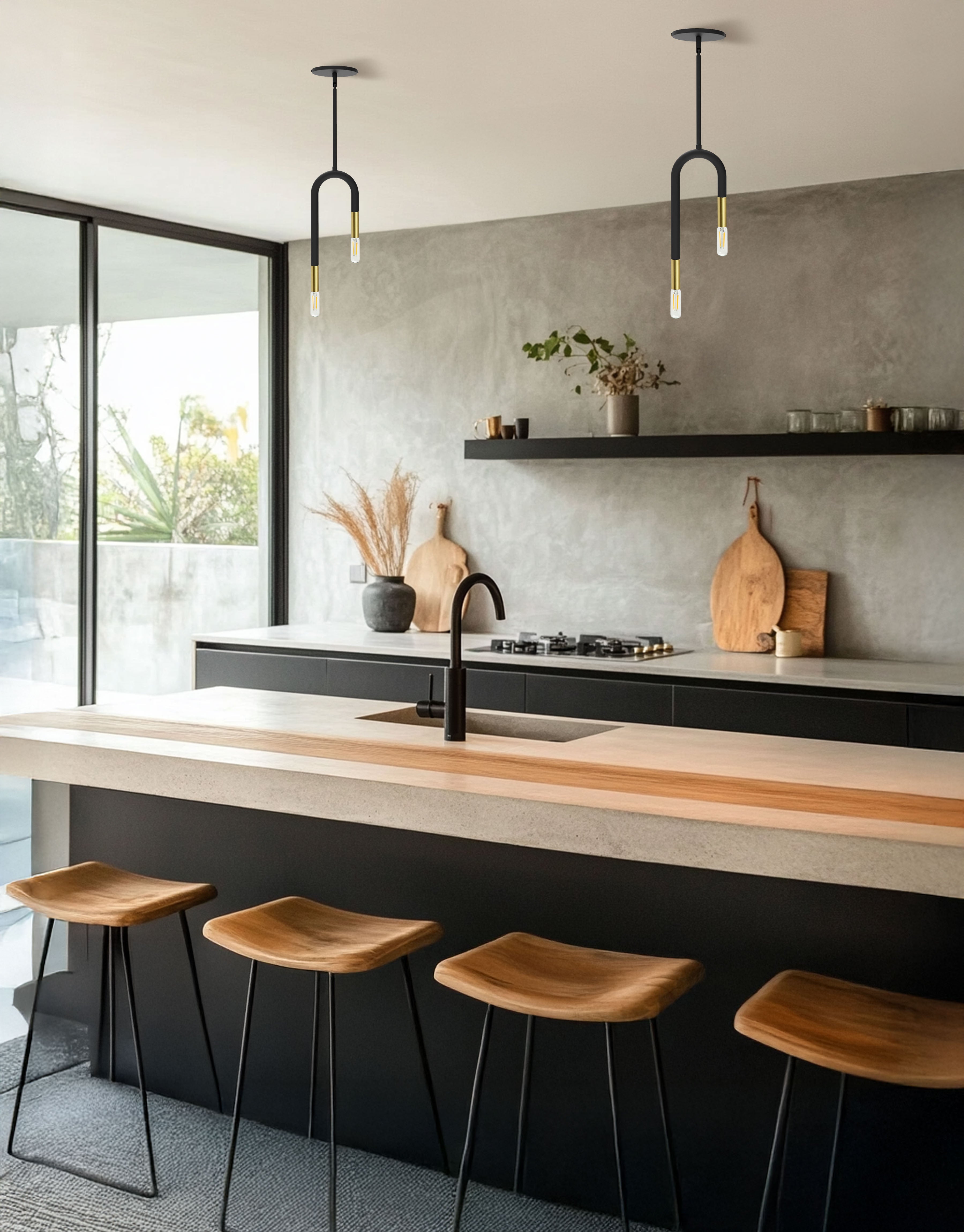Luminaire suspendu Noir | WAND