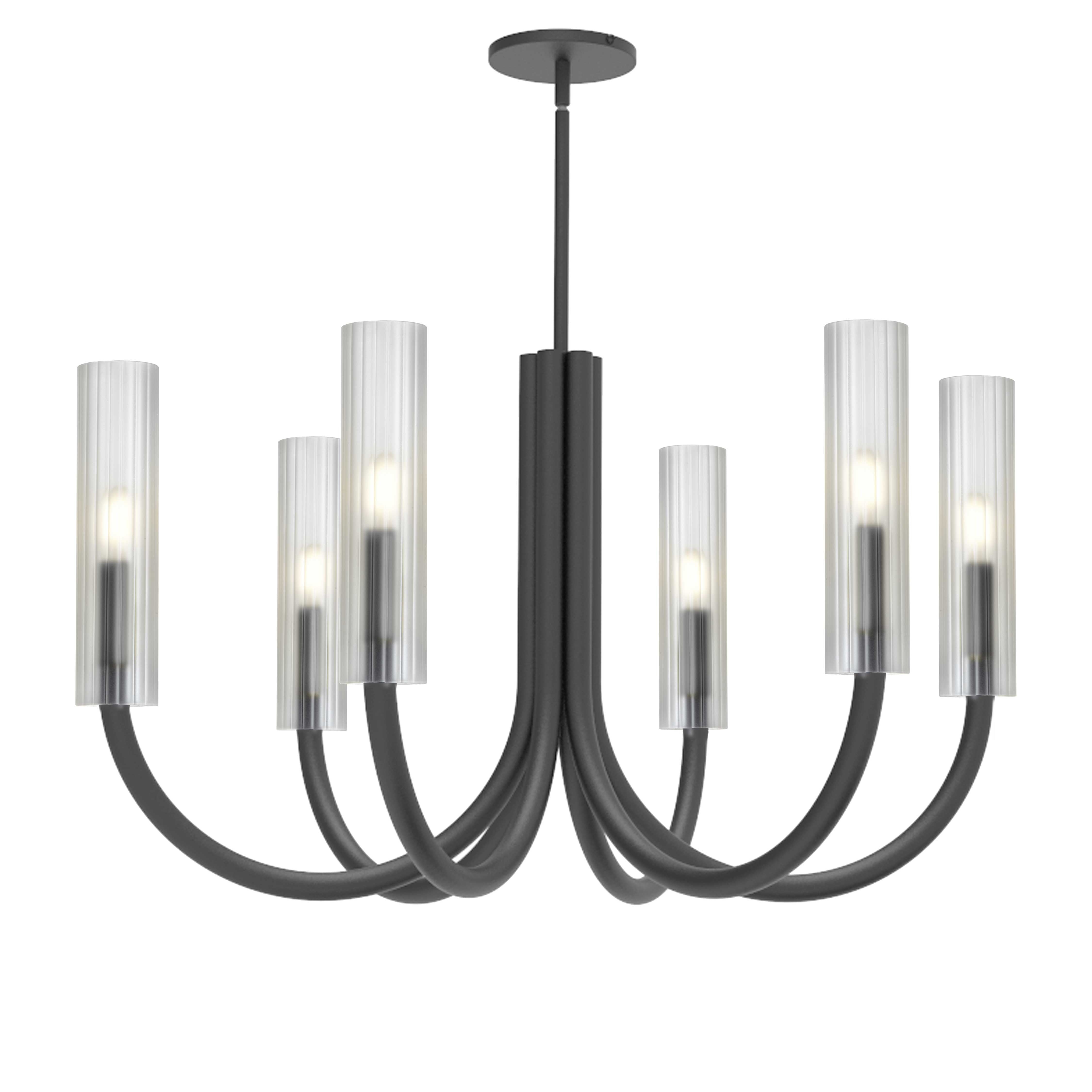 WAND Chandelier Noir - WAN-306C-MB-FR | DAINOLITE