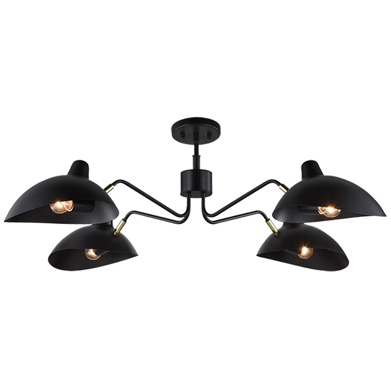 Luminaire suspendu Bronze et or brossé | DROID - Bronze et or brossé
