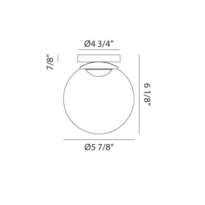 Plafonnier | BOBLE - Laiton