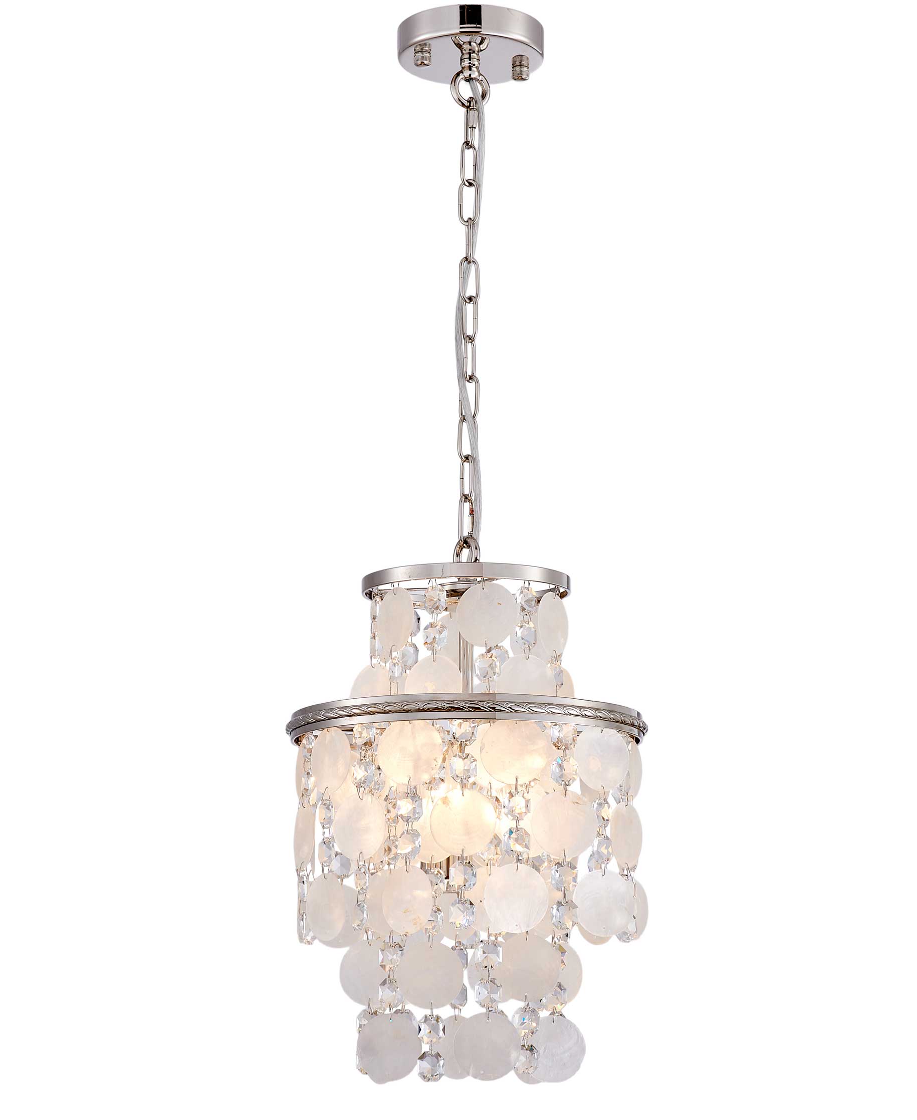 Luminaire suspendu Nickel poli | AVARA