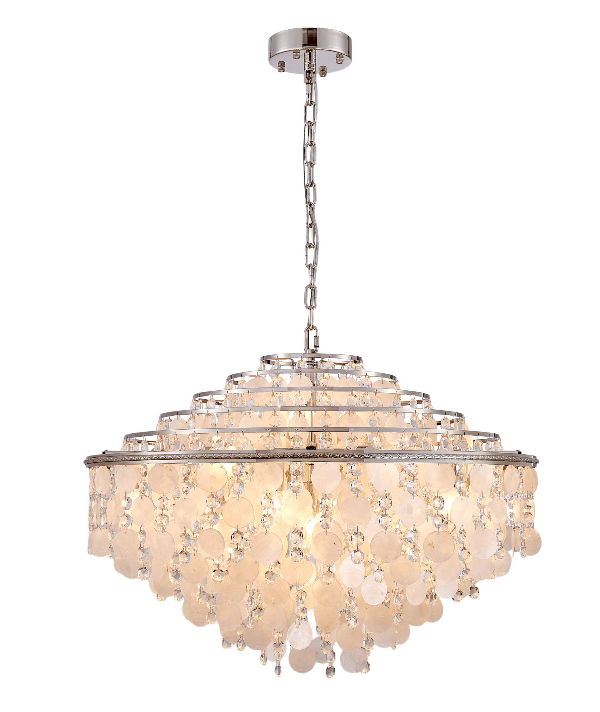 Luminaire suspendu Nickel poli | AVARA