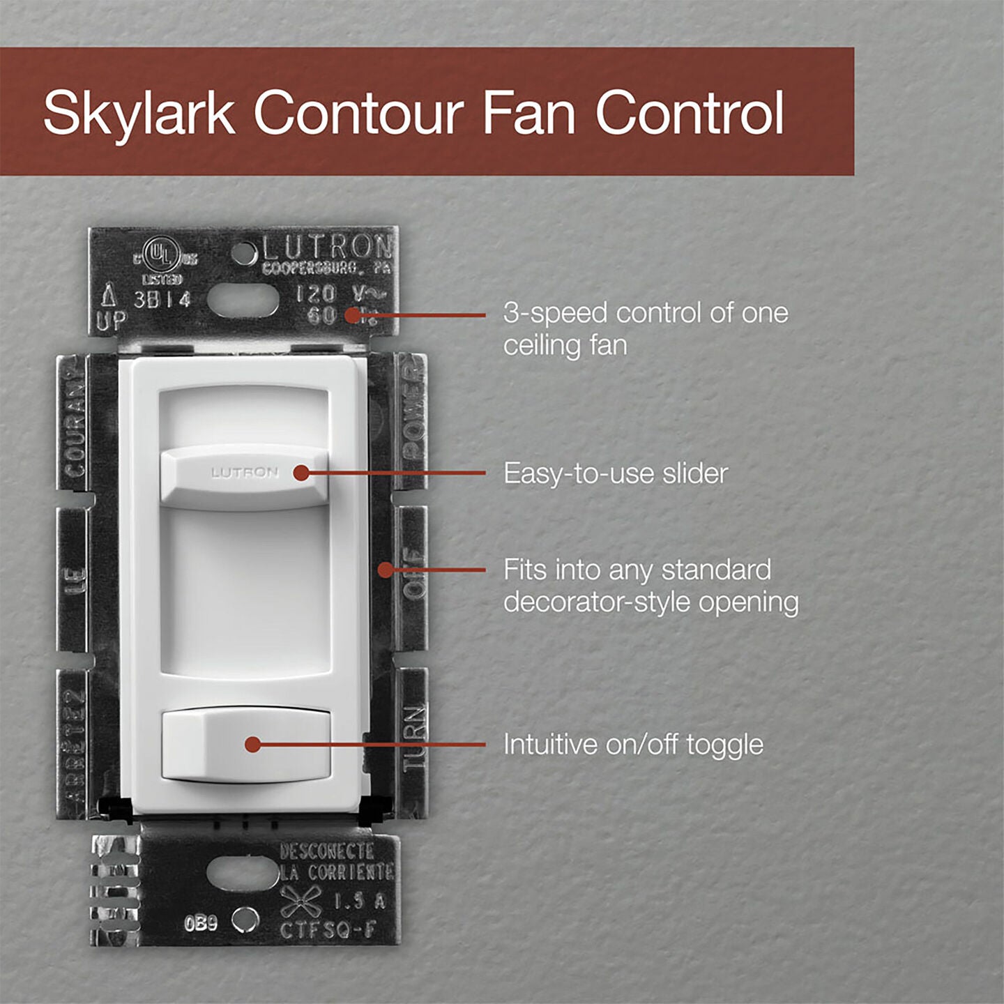 Contrôleur de vitesse silencieux | SKYLAR CONTOUR