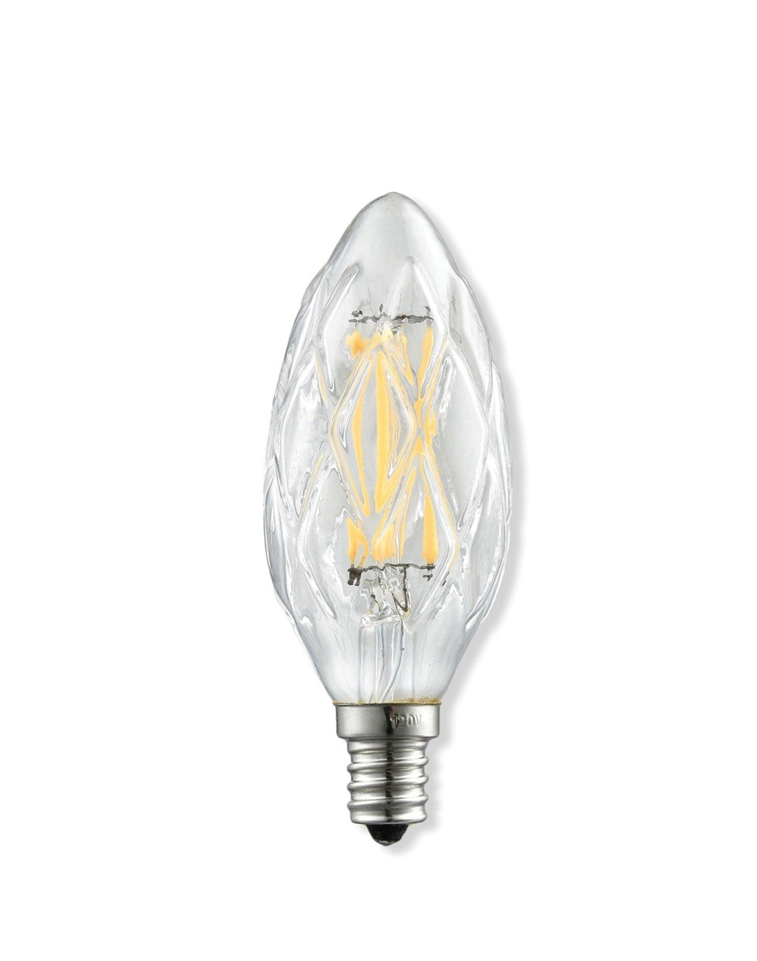 Ampoule DEL flamme (B10/C35), 4 W, 4000 K, culot E12
