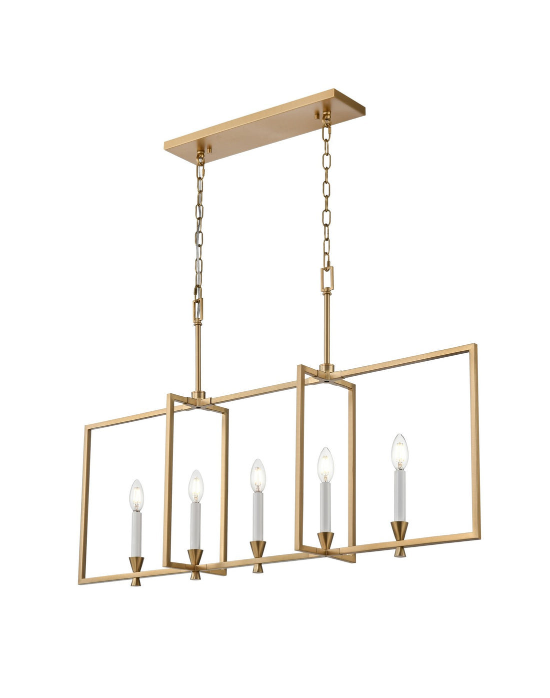 Suspension linéaire 5 lumières | Carisbrooke
