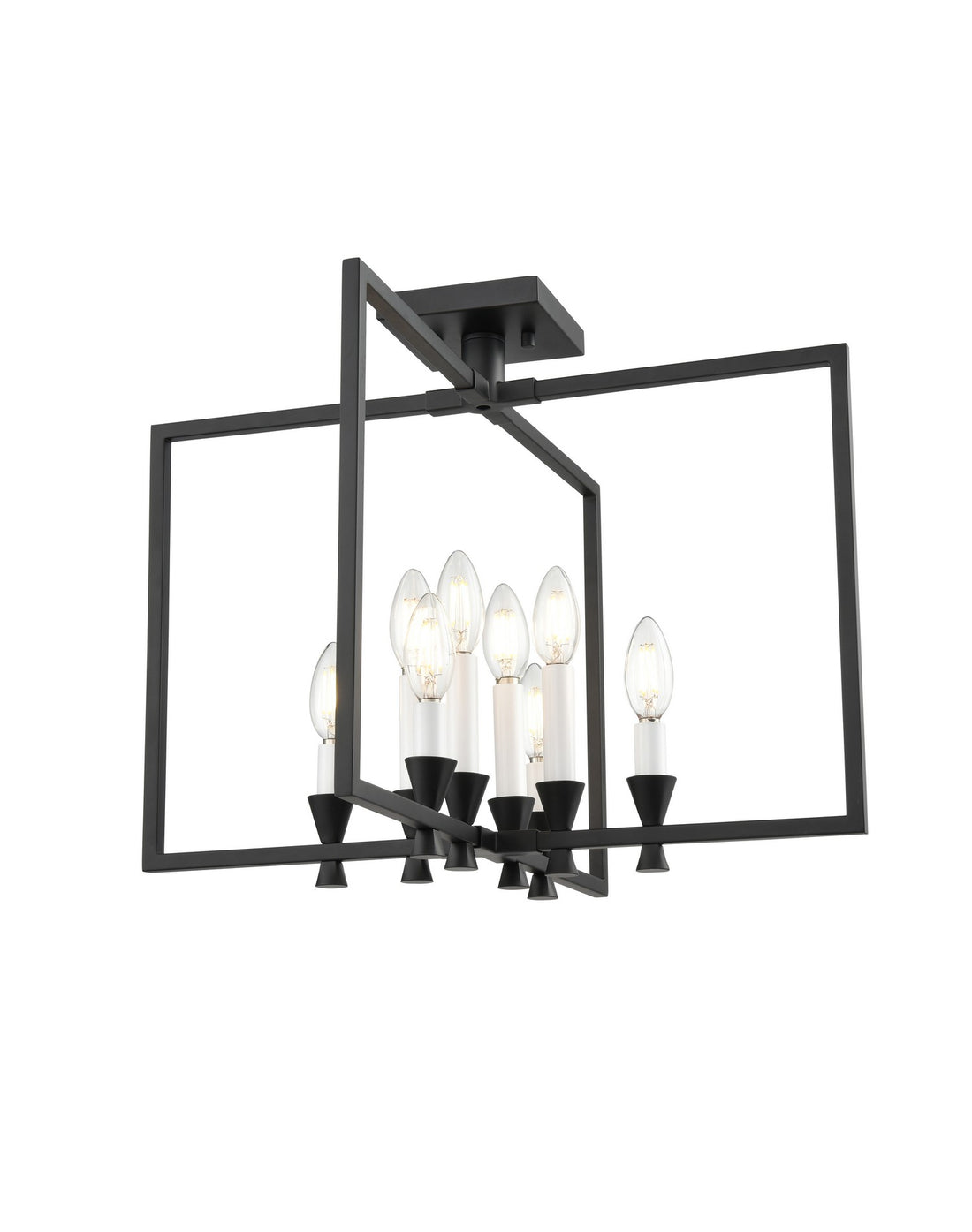 Semi-plafonnier 8 lumières | Carisbrooke