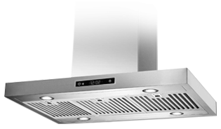 Hotte îlot 860 CFM 35 po | Slim-Ilôt