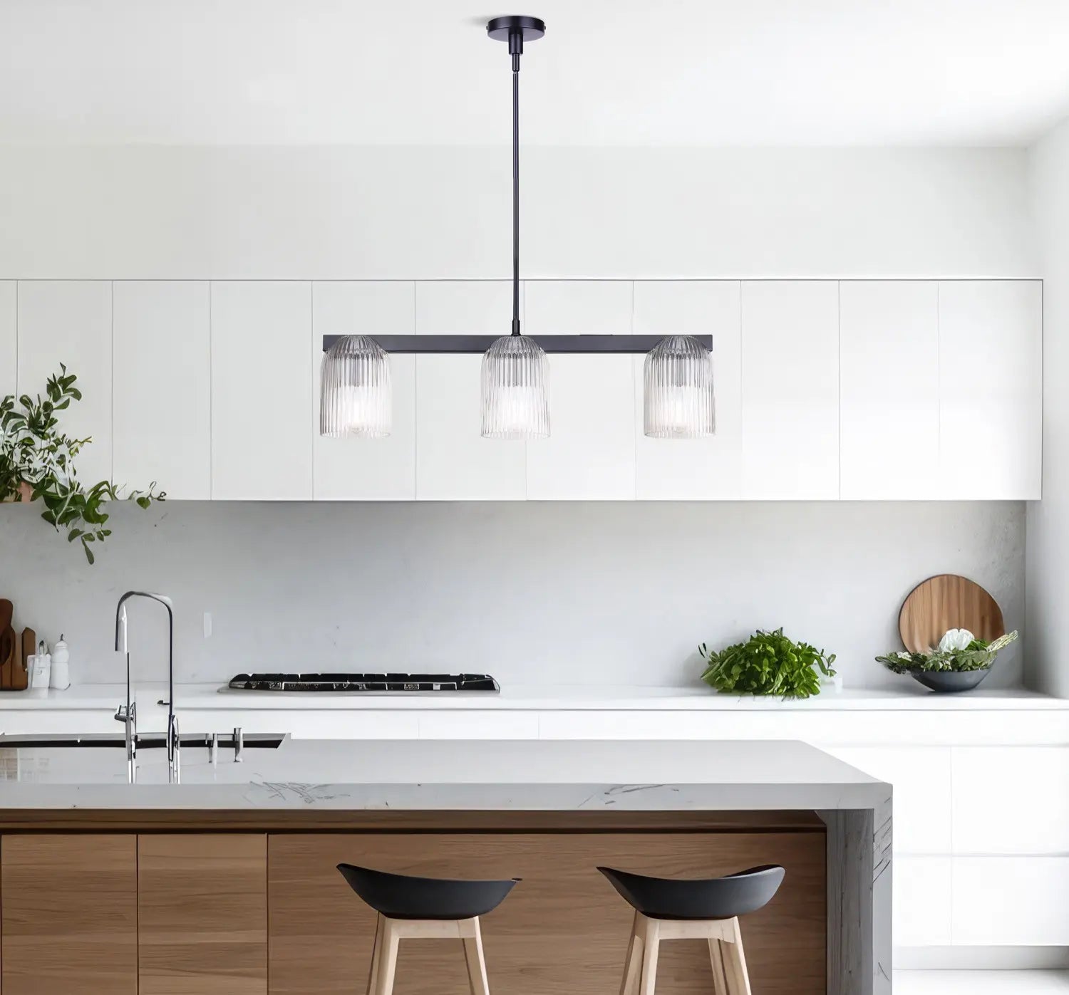 Luminaire suspendu Noir mat | RENZO