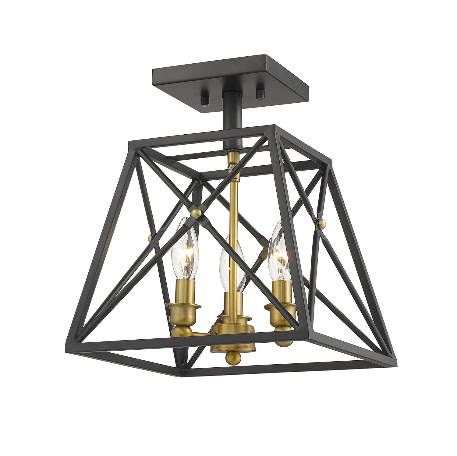 Semi-plafonnier 3 lumières | Trestle