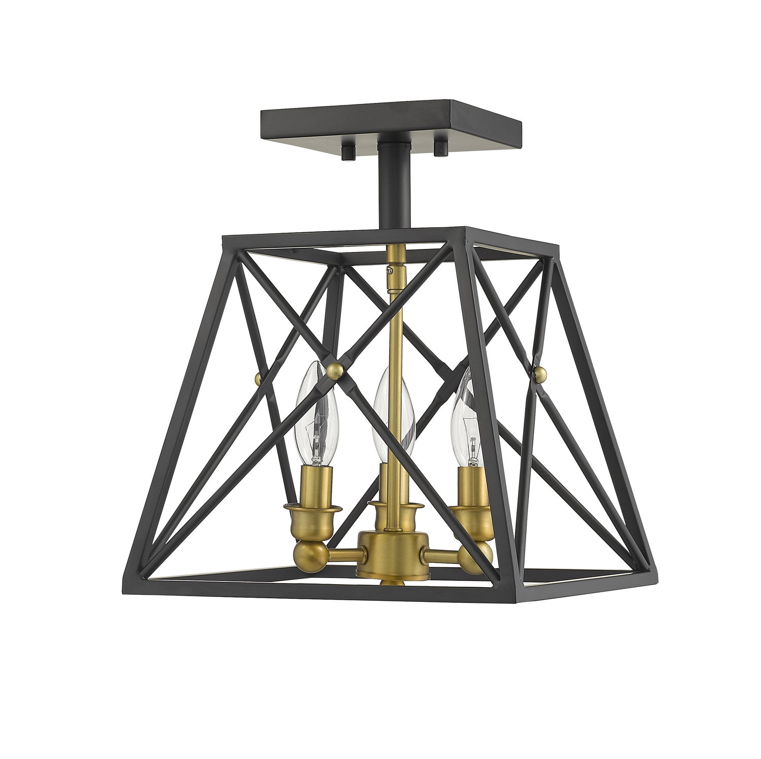 Semi-plafonnier 3 lumières | Trestle