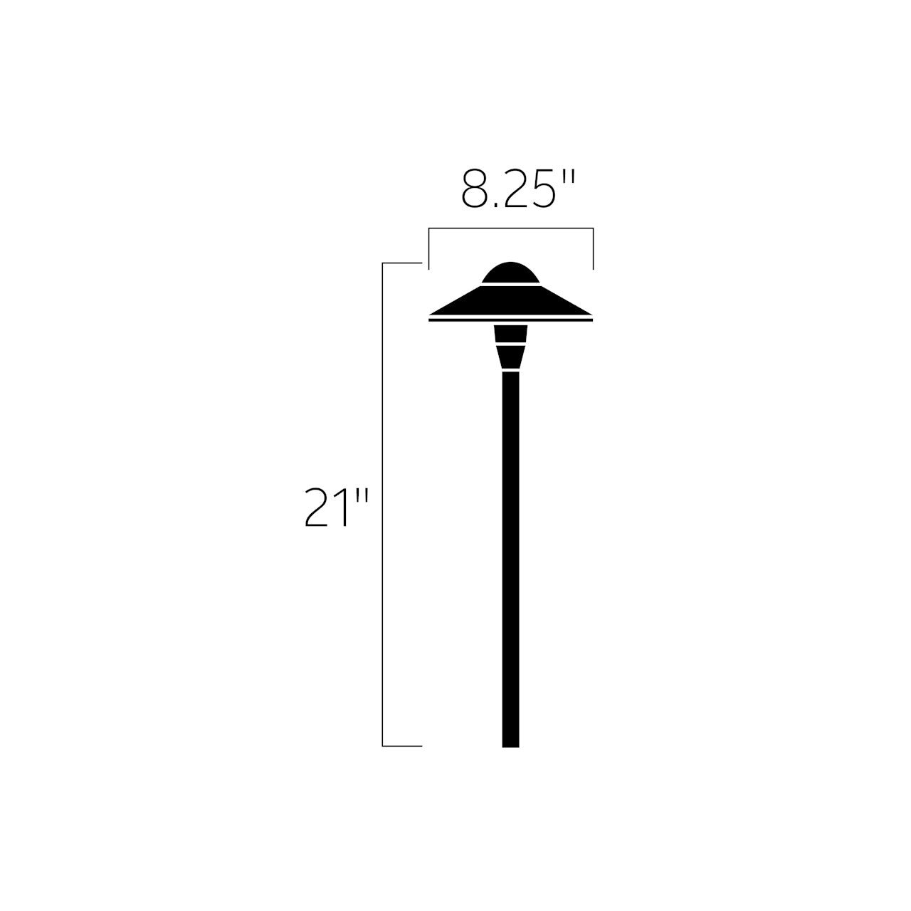 Luminaire de sentier | Led Retrofit Centennial Brass