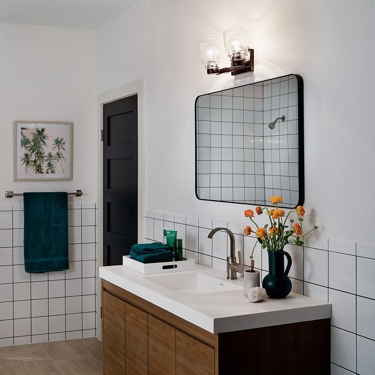 Applique de salle de bain 2 lumières | Vionnet