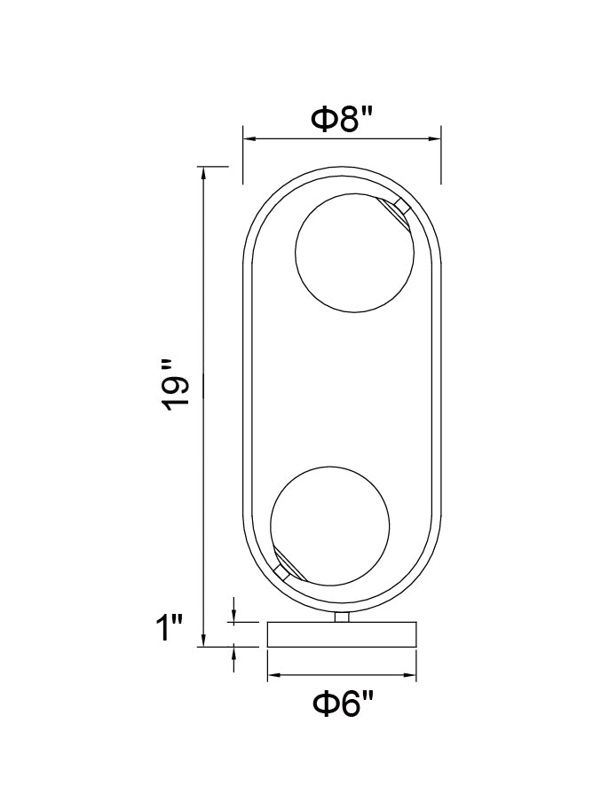 Lampe de table DEL | Celeste