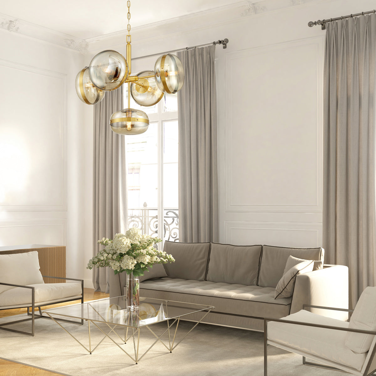 Lustre 5 lumières | Nottingham