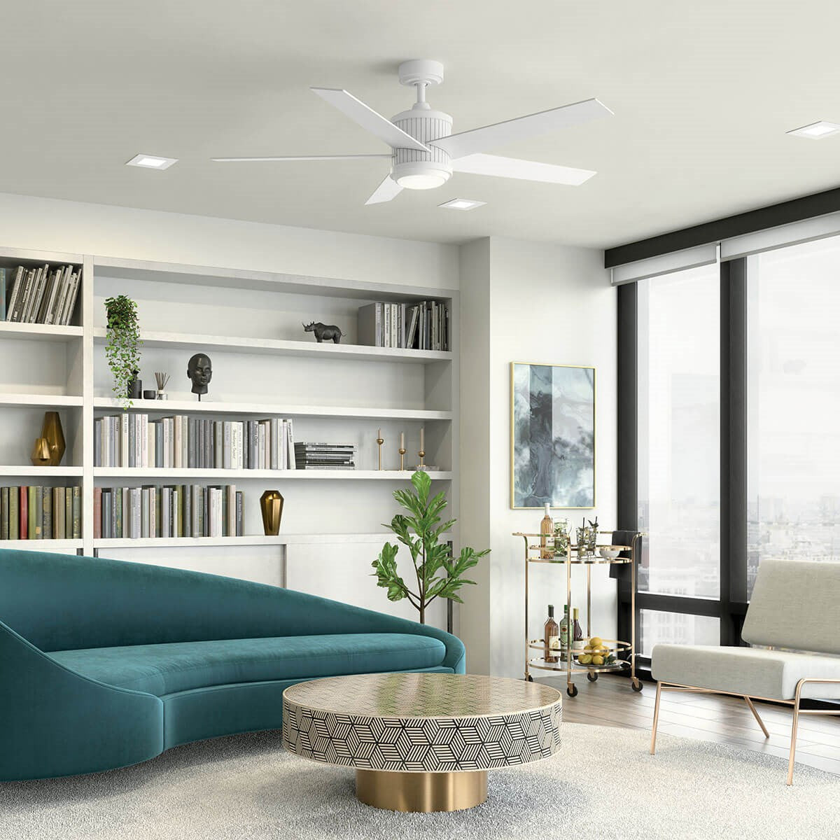 Ventilateur de plafond 56 po | Brahm