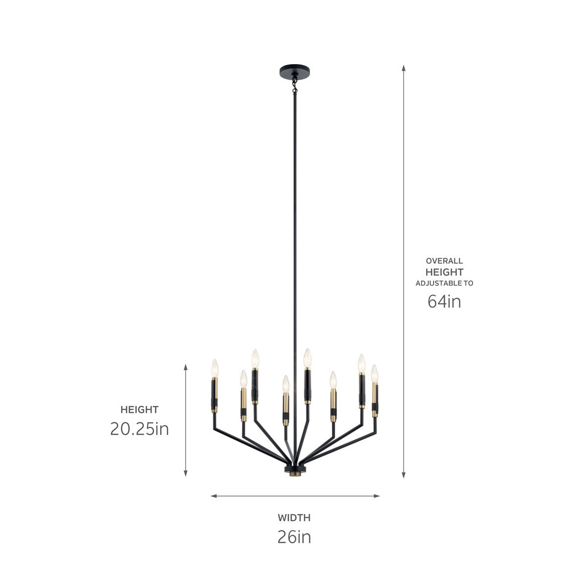 Lustre 8 lumières | Armand