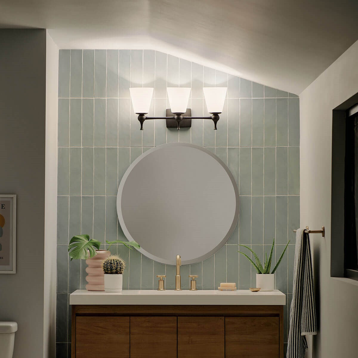 Applique de salle de bain 3 lumières | Cosabella