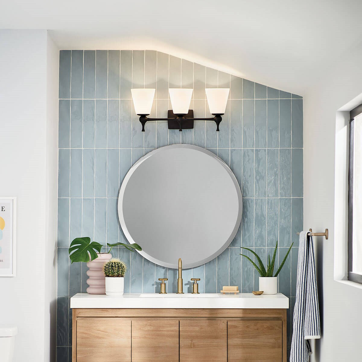 Applique de salle de bain 3 lumières | Cosabella