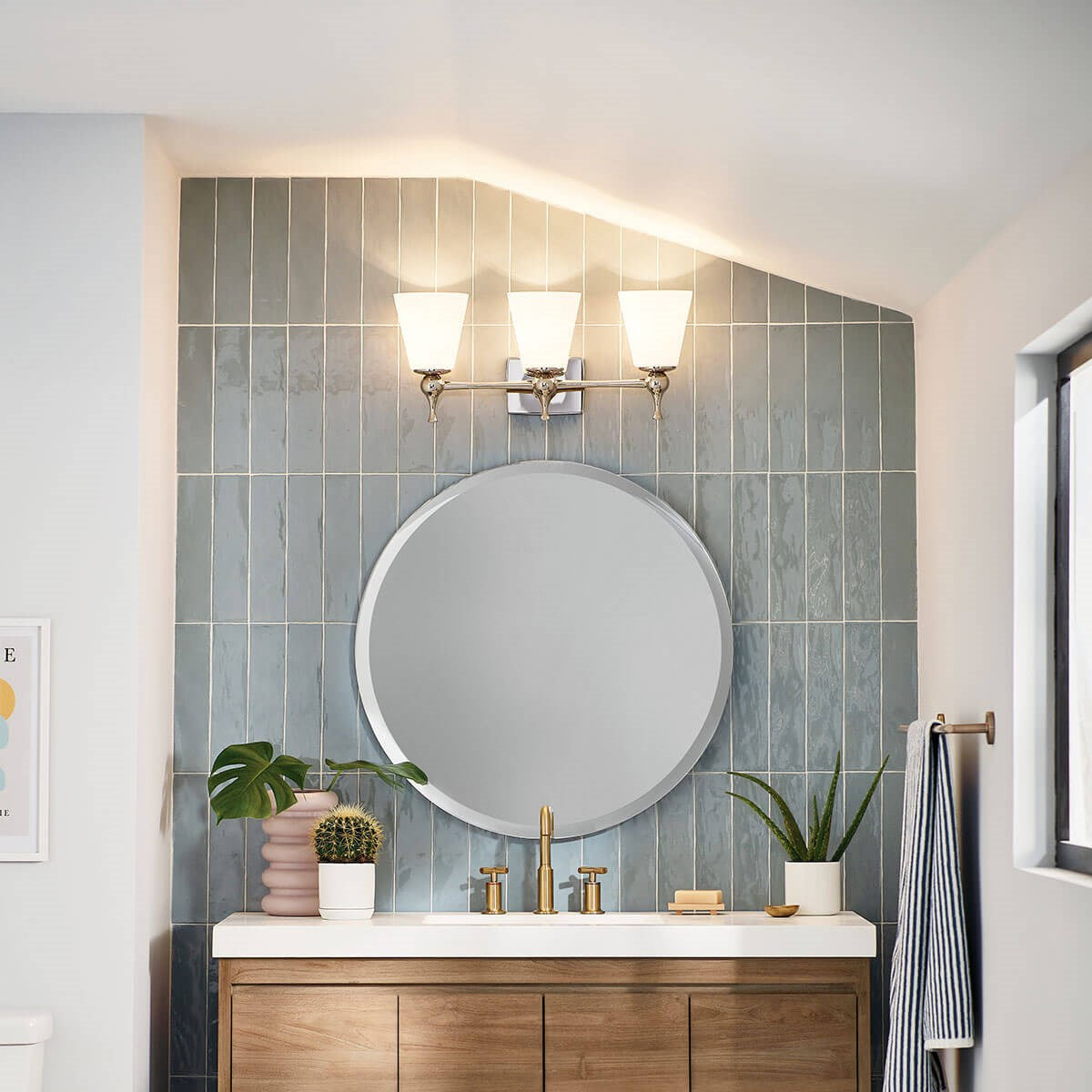 Applique de salle de bain 3 lumières | Cosabella