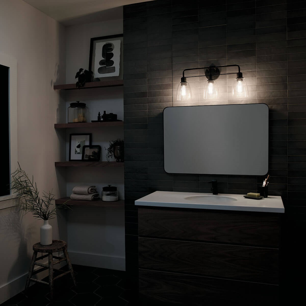 Applique de salle de bain 3 lumières | Meller