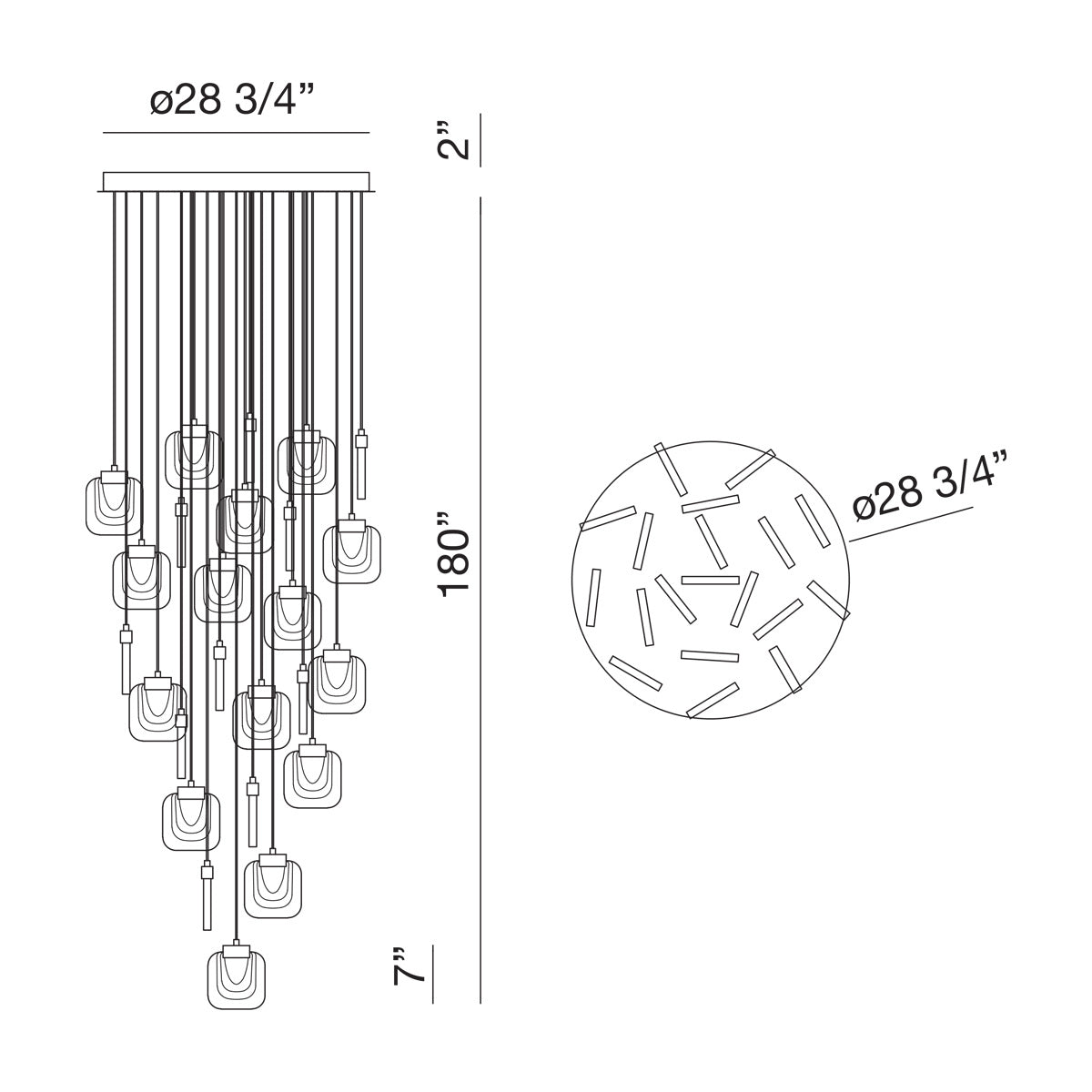 Lustre DEL | Paget