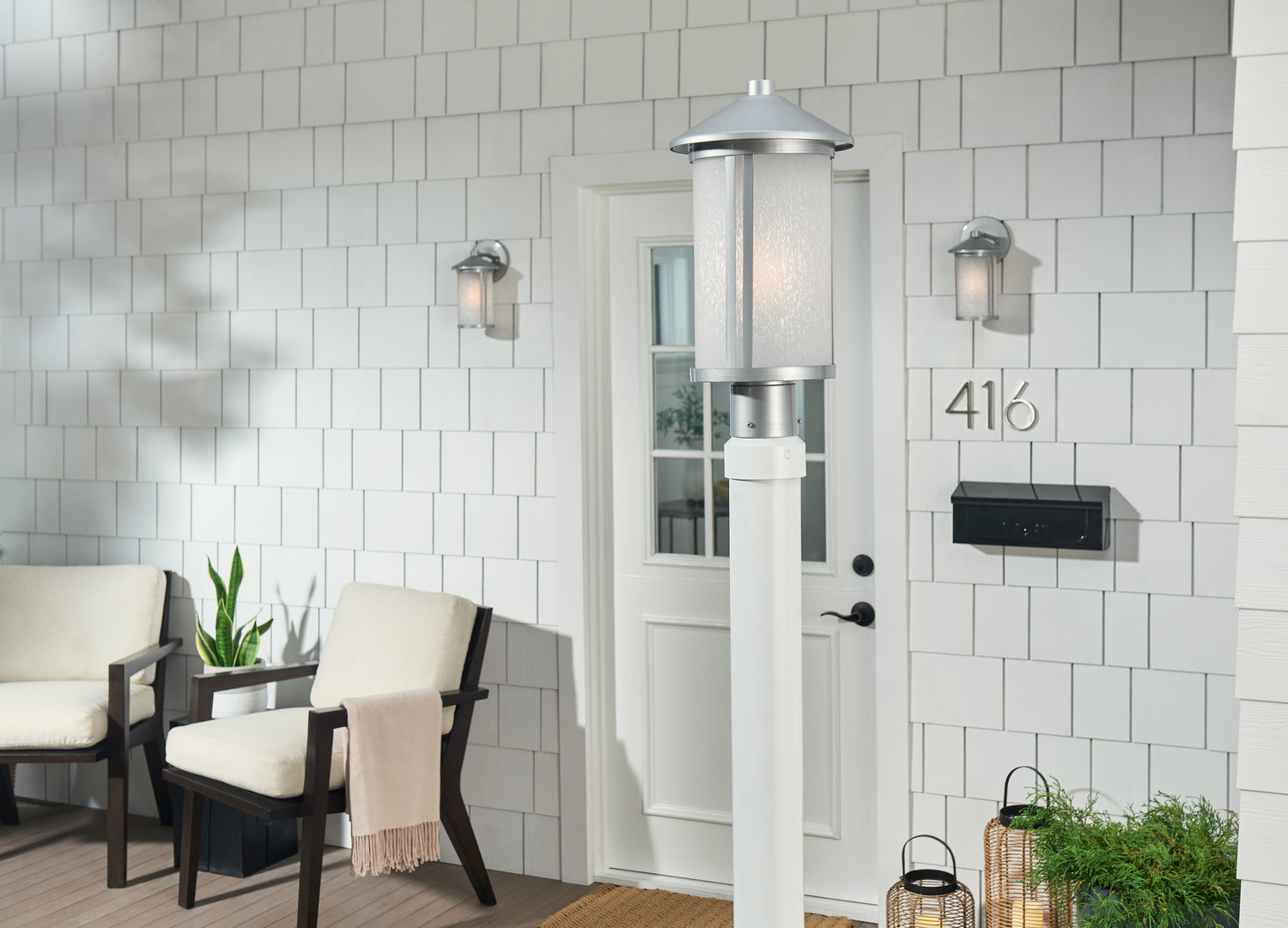 Lampadaire extérieur 1 lumière | Lombard