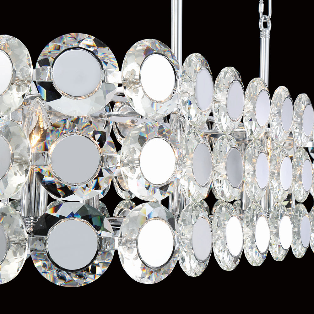 Lustre linéaire 8 lumières | Perrene