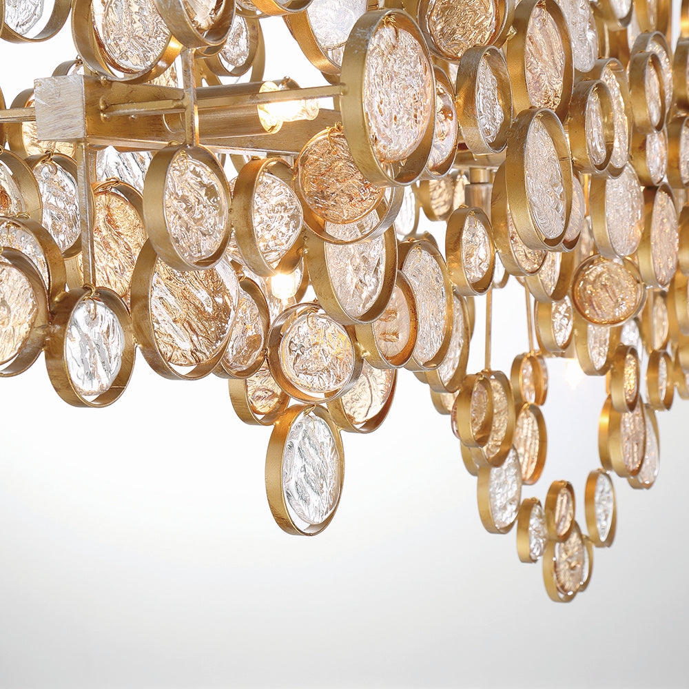 Lustre linéaire 15 lumières | Trento