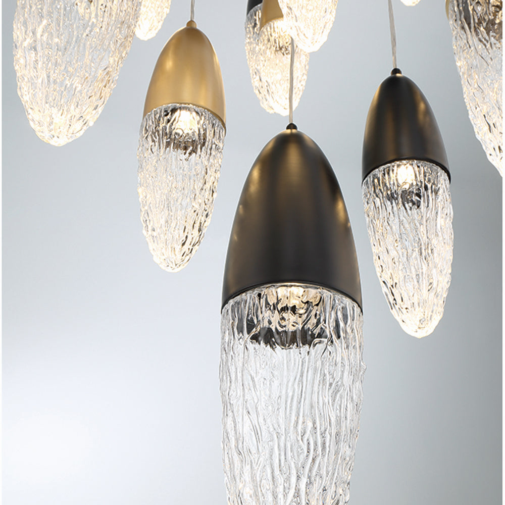 Lustre 12 lumières | Ecrou