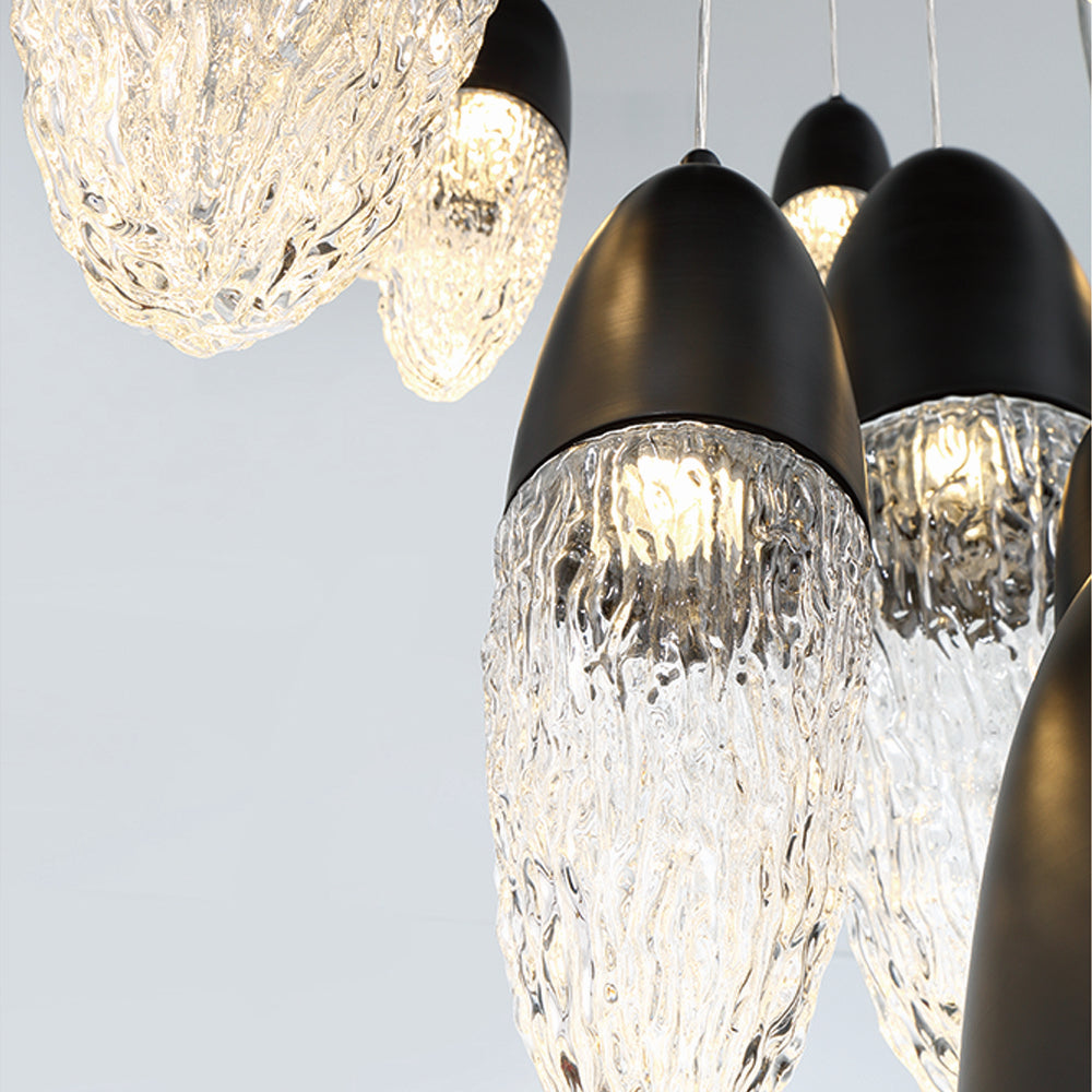 Lustre 22 lumières | Ecrou