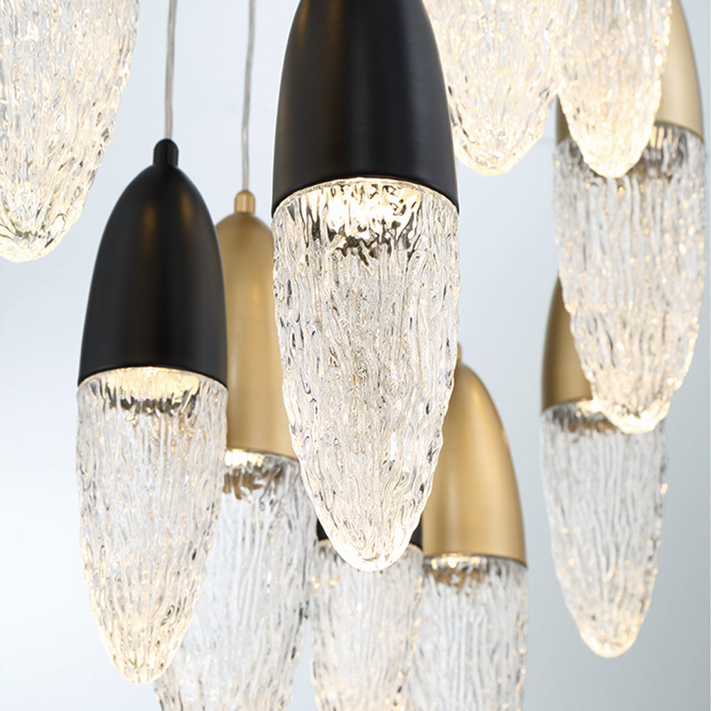Lustre 22 lumières | Ecrou